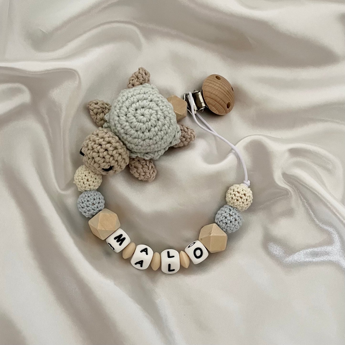 Attache tétine Tortue