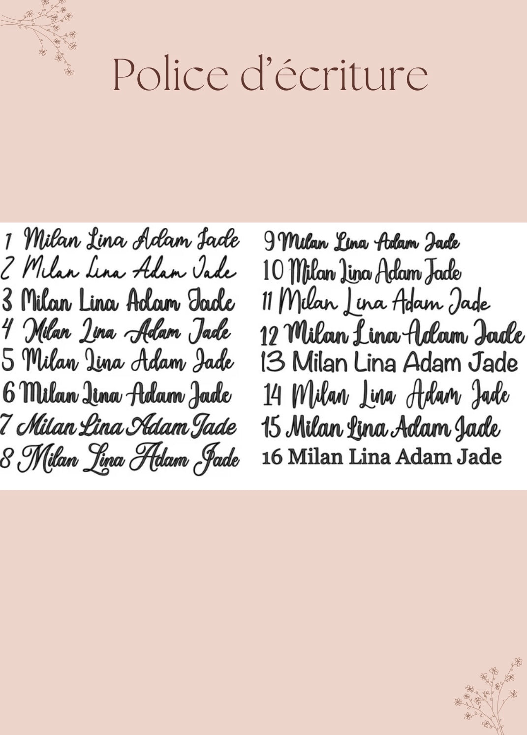 Tambourin modèle bohème neutre