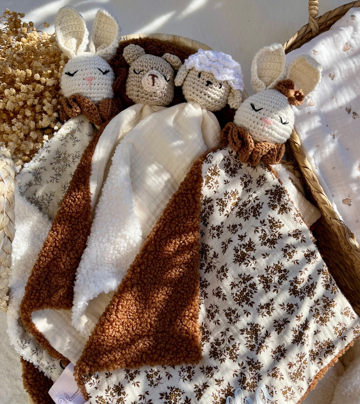 Nos doudous lange en crochet