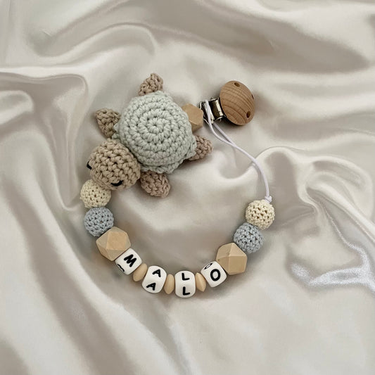 Attache tétine Tortue