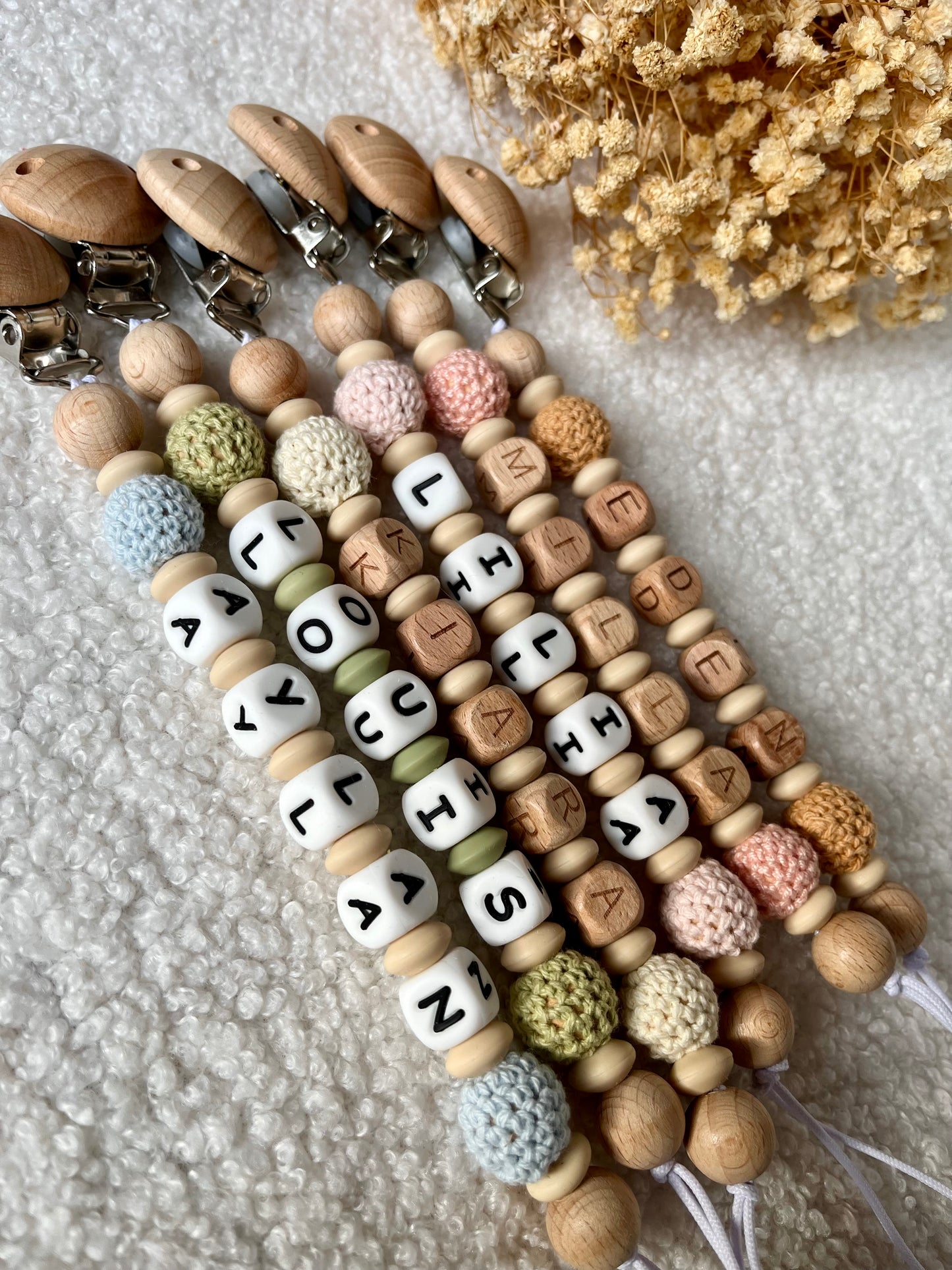 Attache tétine personnalisé