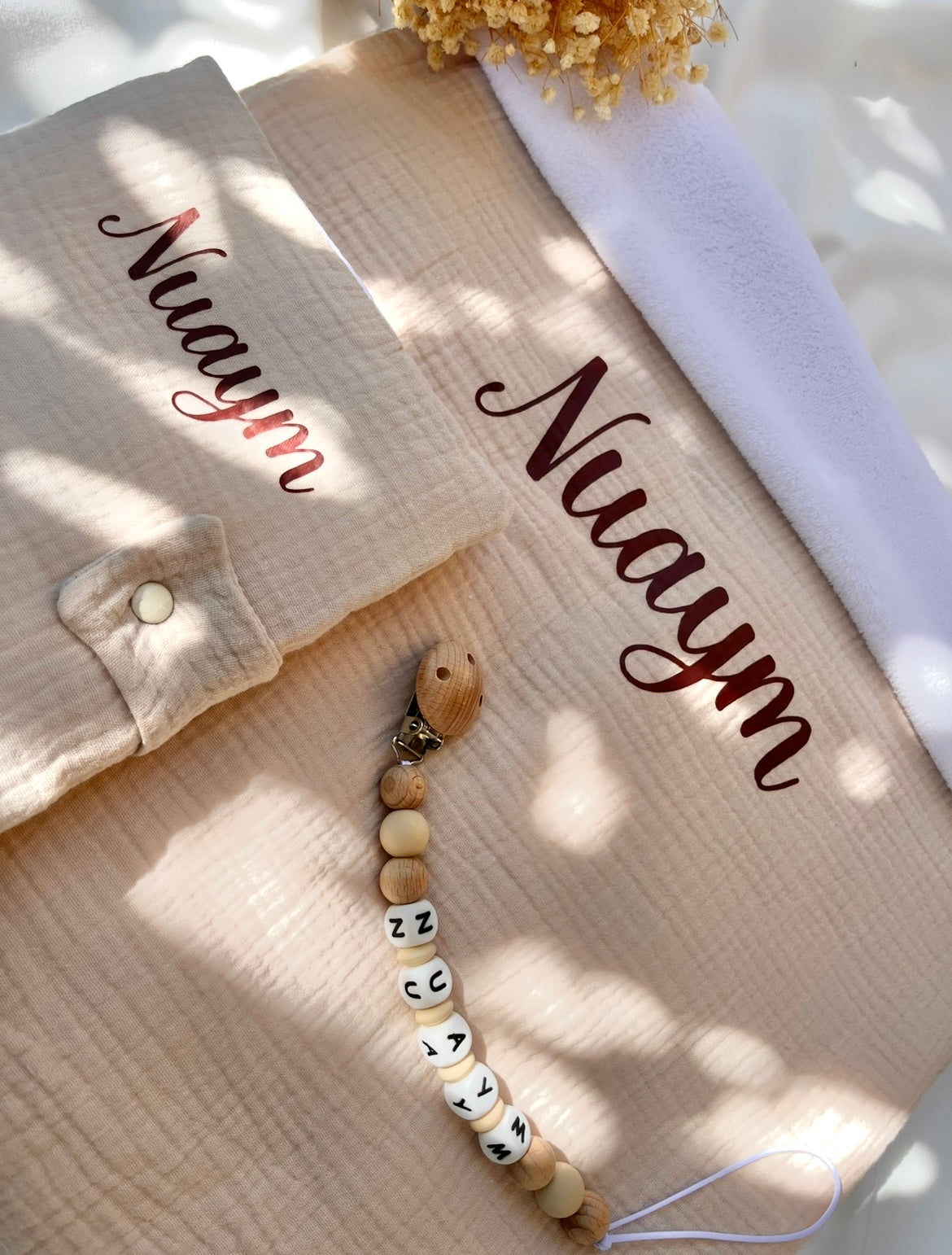 Coffret Naissance personnalisé Beige