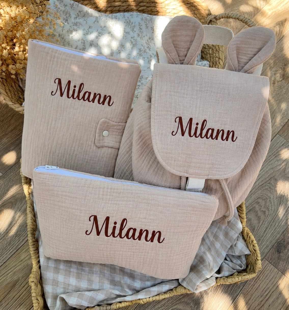 Coffret Naissance Beige 3 pièces